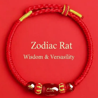 Natural Red Agate & Sacred Red Cord Talisman