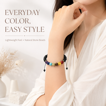 Black Obsidian Color Accent Bracelet gift box product photo
