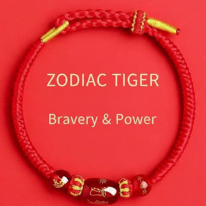 Natural Red Agate & Sacred Red Cord Talisman