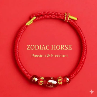 Natural Red Agate & Sacred Red Cord Talisman