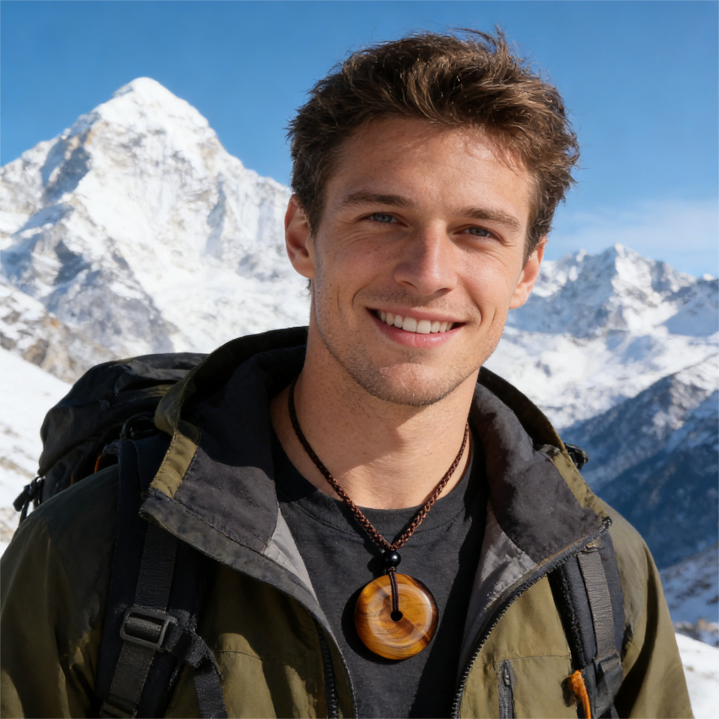 Golden Tiger Eye Peace Buckle - The "Solar Shield" & Wealth Amulet