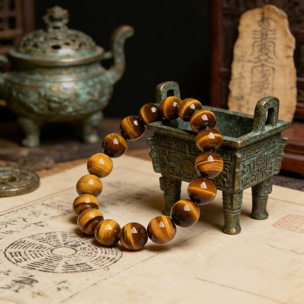 Golden Tiger Eye Focus & Prosperity Talisman