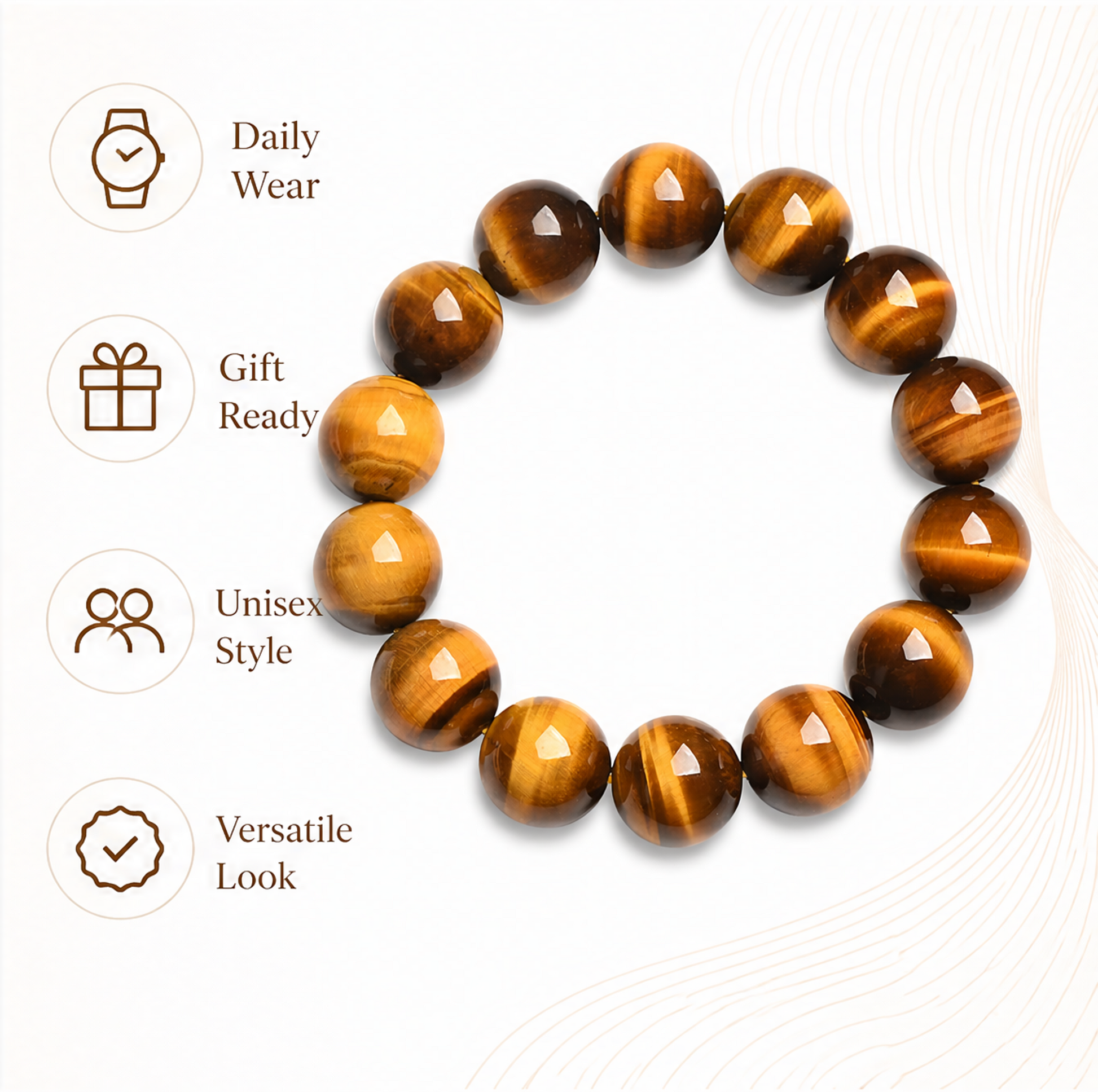 Golden Tiger Eye Bracelet daily wear and gift ready product image