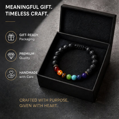 Lava Stone Color Accent Bracelet — primary product view
