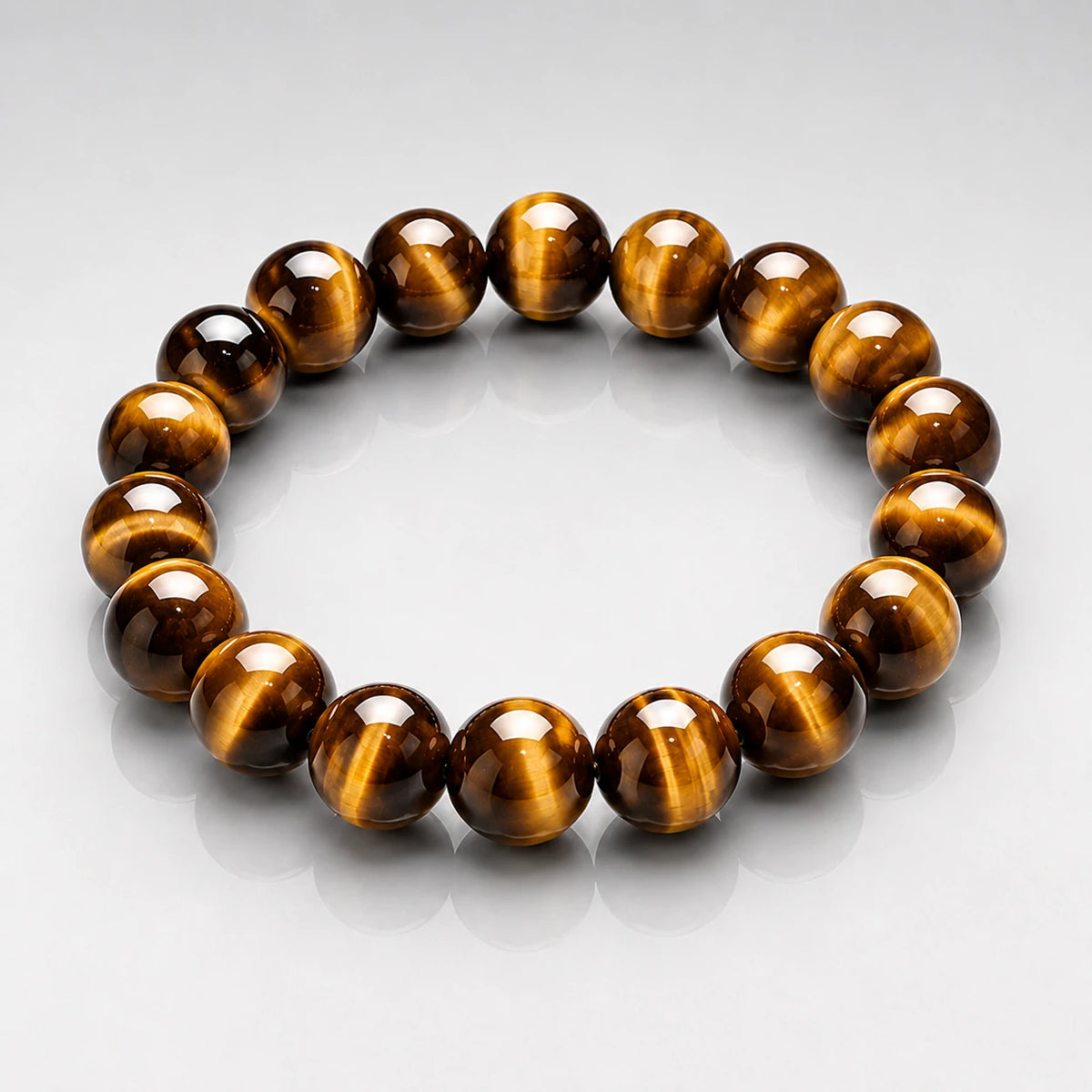 Golden Tiger Eye Bracelet — wearing or styling view