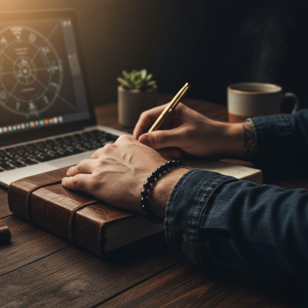 8A Grade Black Obsidian Energy Grounding Talisman